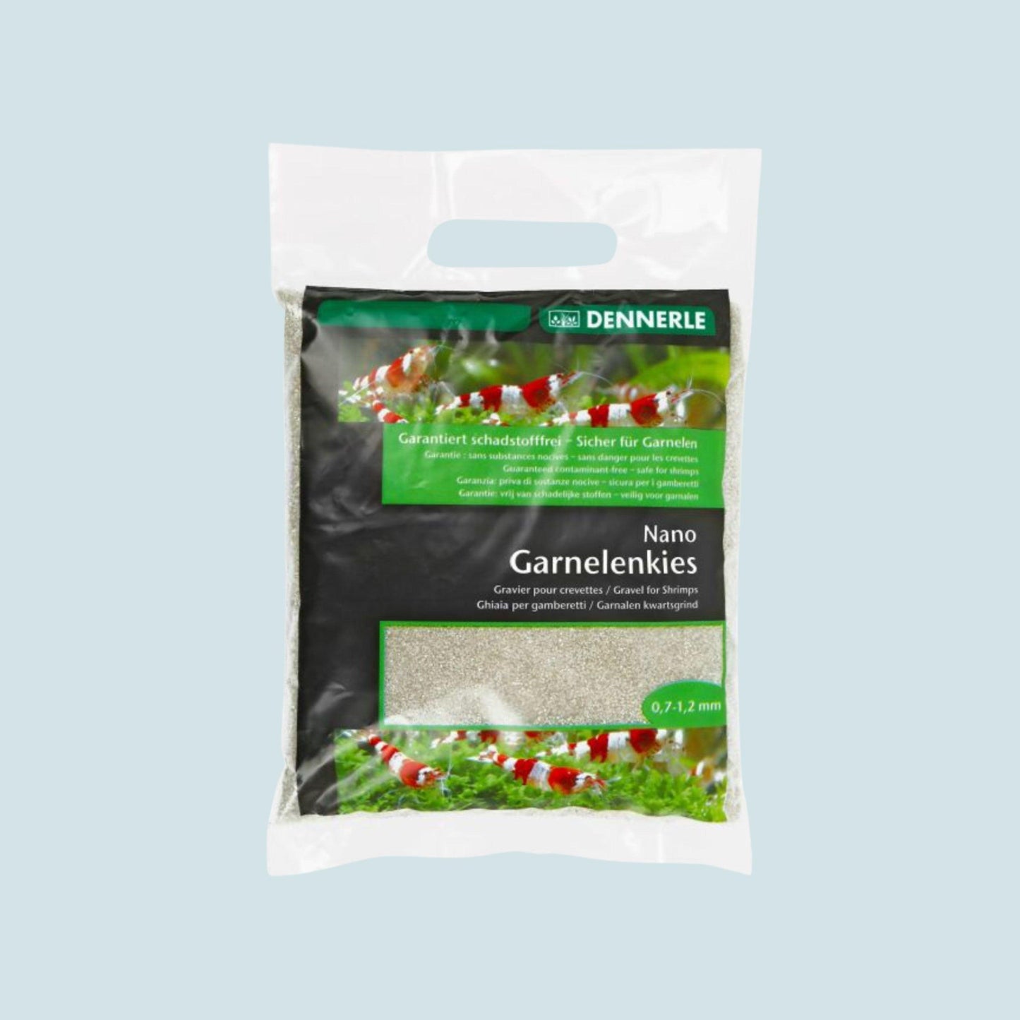 Nano Shrimp Gravel Sunda White 0.7-1.2 mm (2 kg).