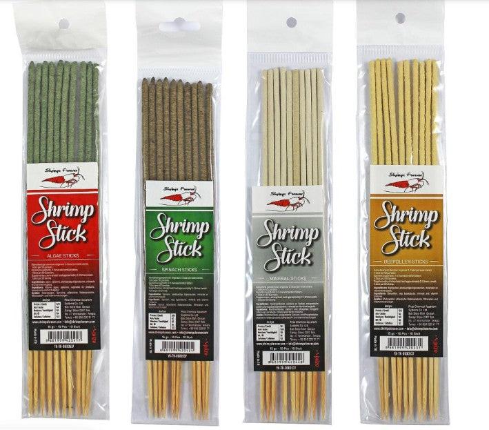 Shrimp Lolly Mix 10 pcs – Natural Feeding Sticks for Shrimp