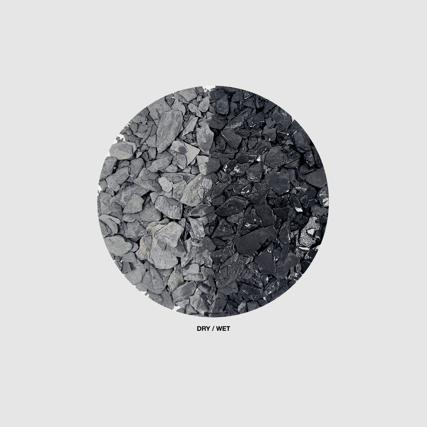 WIO Silver Shadow Gravel Mix2 - Dramatic Dark Gravel for Aquariums & Terrariums.