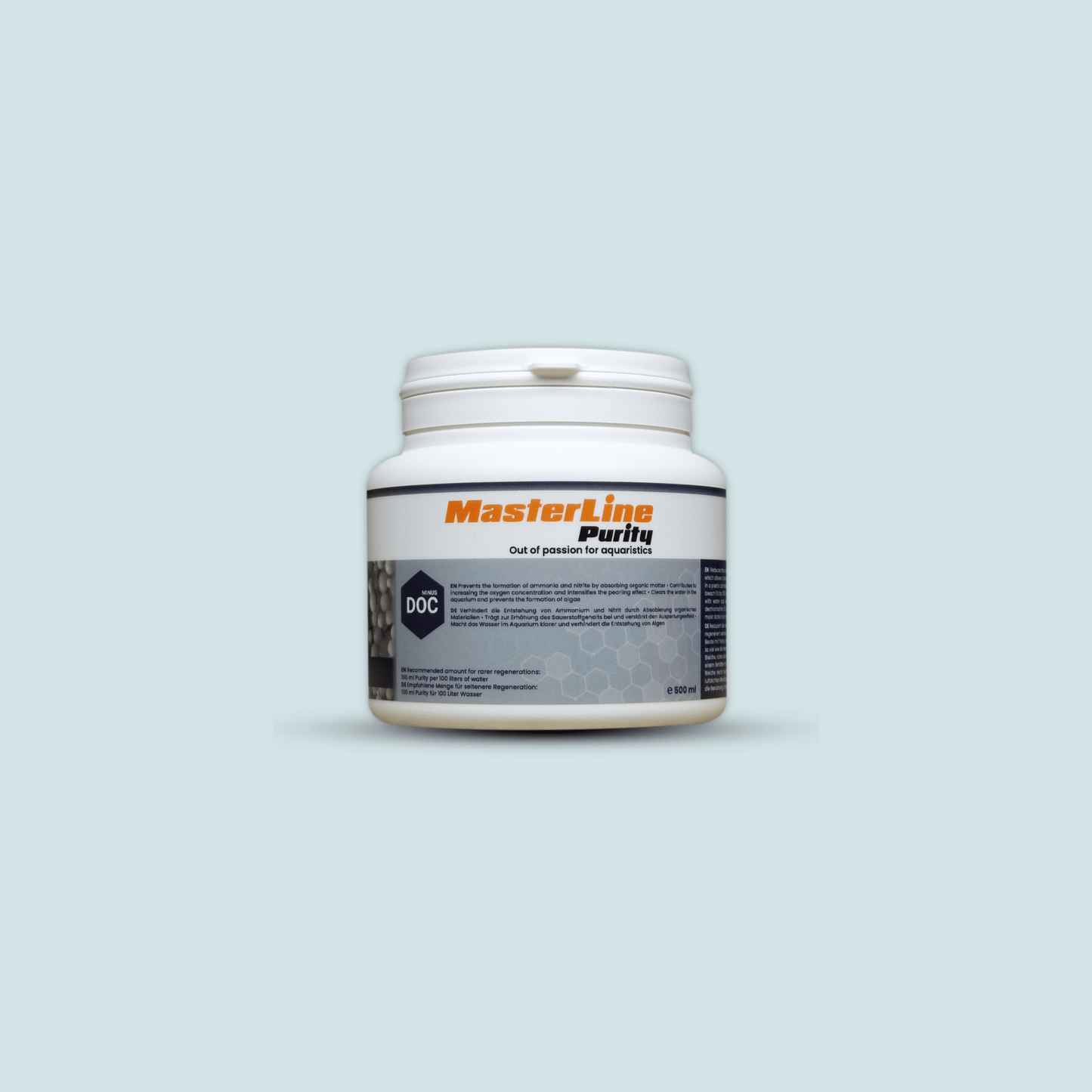 MasterLine Purity – Advanced Filter Media for Crystal-Clear Aquarium Water.