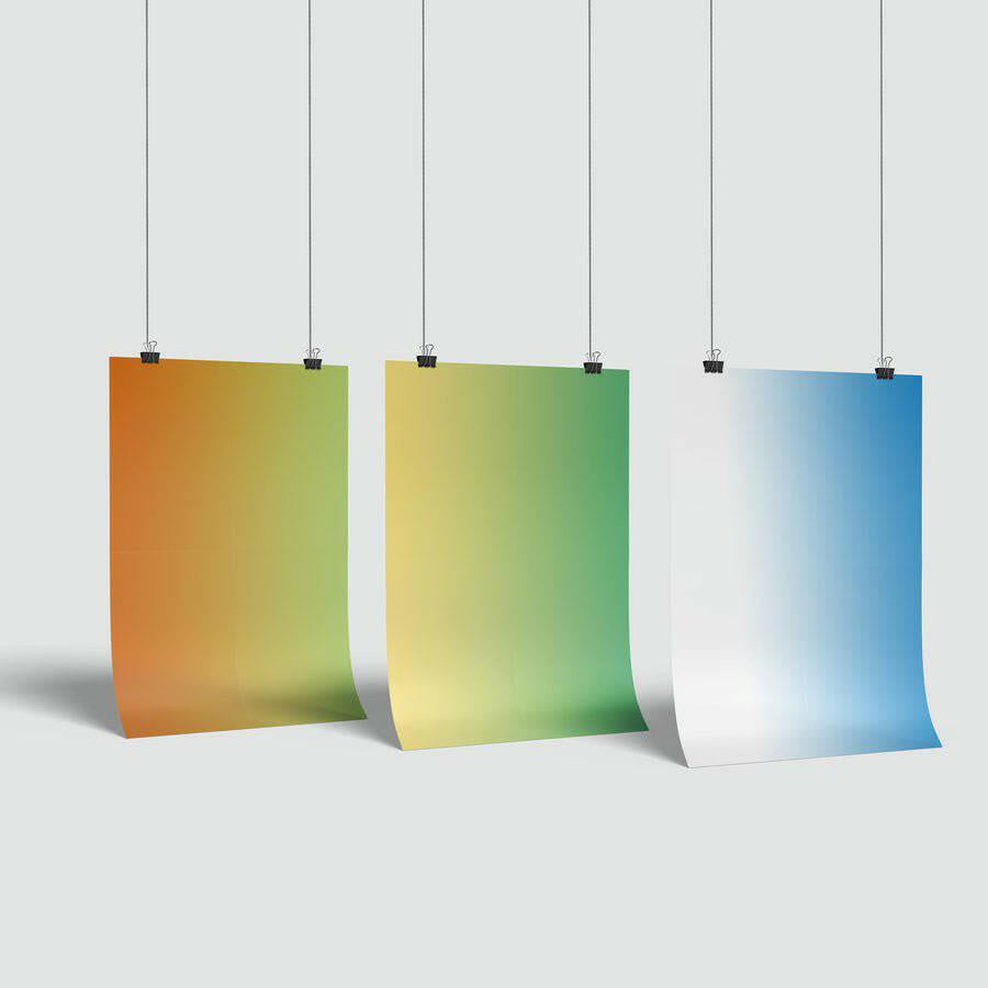Colorful Gradient foil – 3 pcs set.
