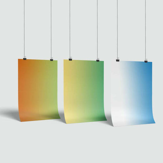 Colorful Gradient foil –  3 pcs set.