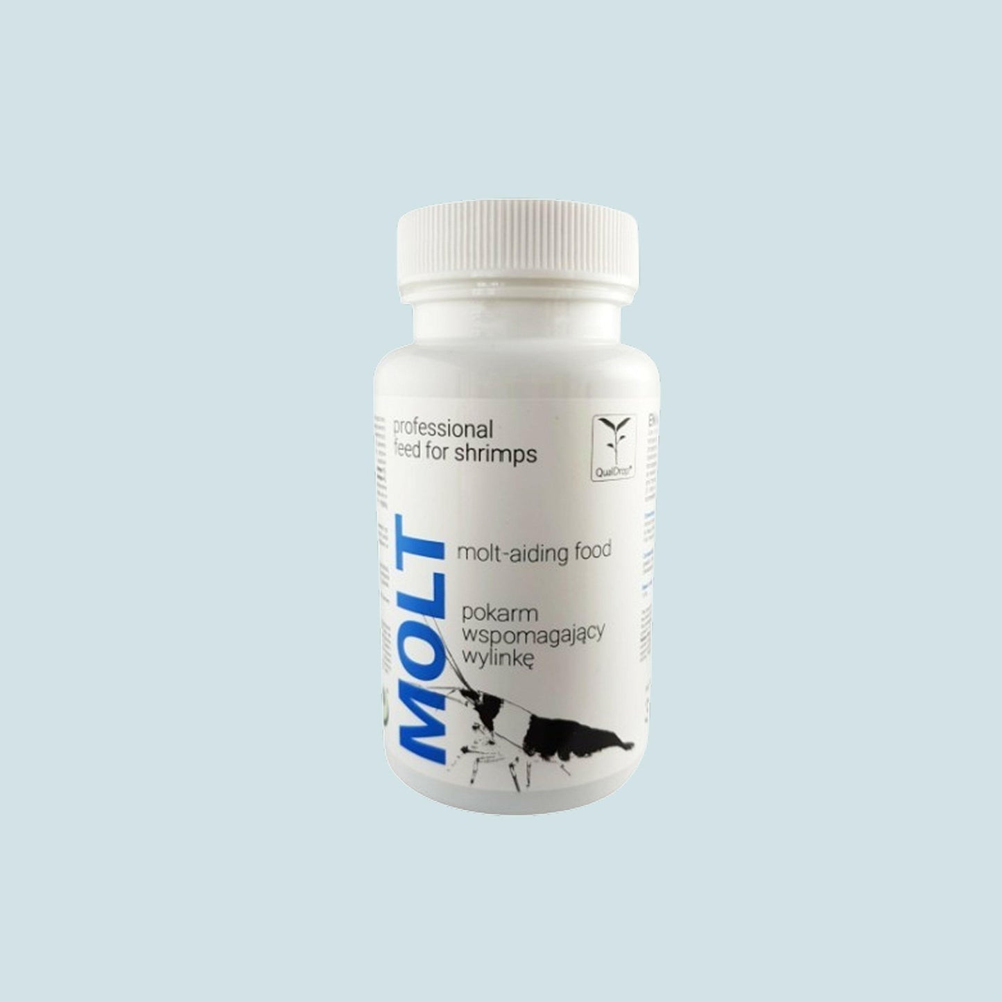 Qualdrop Molt – Premium Shrimp Food for Safe Molting and Strong Shells.