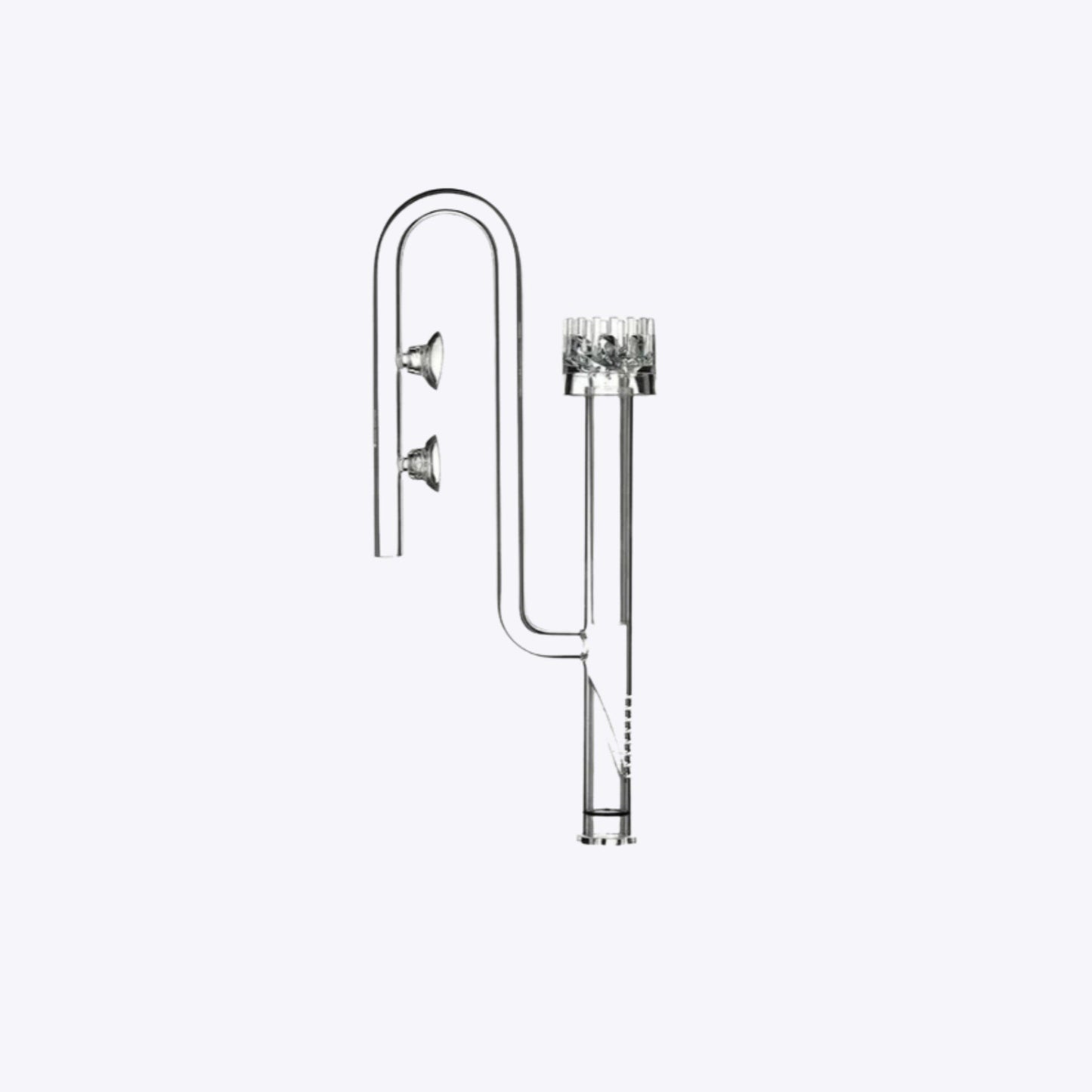 Glass surface skimmer inlet M 12/16mm for removing oil film from aquarium water surface