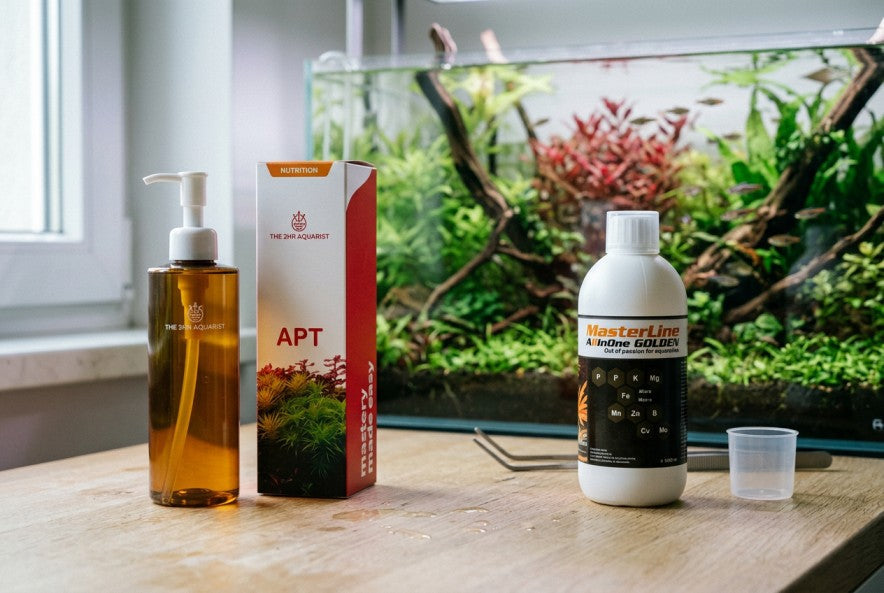2Hr Aquarist APT 3 vs MasterLine All In One: Best Liquid Fertilizer for Your Tank in 2026