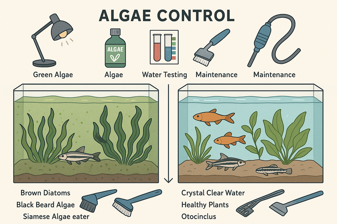aquarium algae cleanup methods