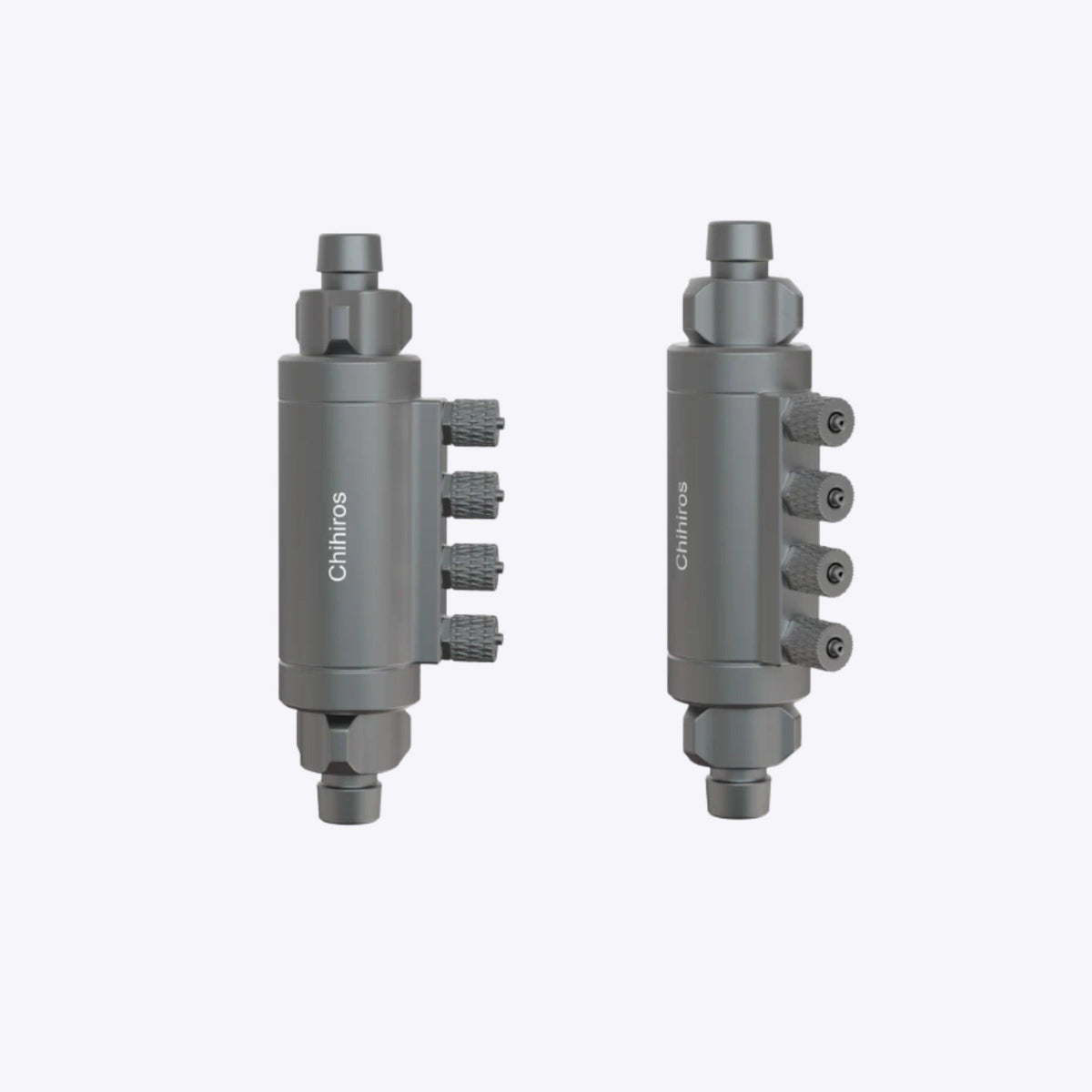 Chihiros Inline Dosing Flow Adapter 12/16mm – installed on aquarium hose