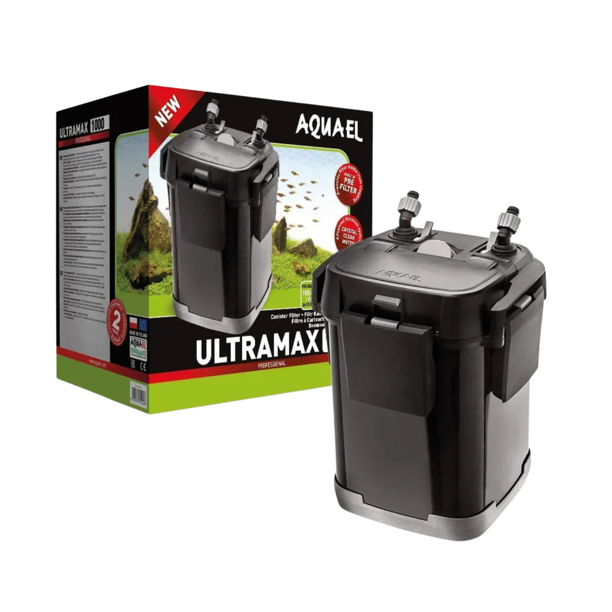 AquaEL Filter ULTRAMAX 1000 – External Canister Filter (up to 300L)