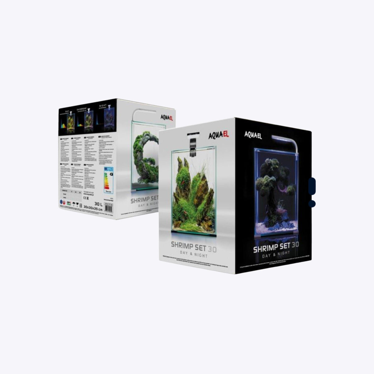 Aquael Shrimp Set 30 – complete 30 L nano aquarium kit with day & night LED