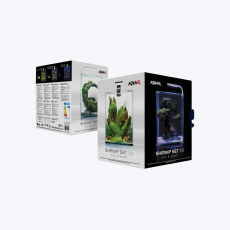 Aquael Shrimp Set 30 – complete 30 L nano aquarium kit with day & night LED