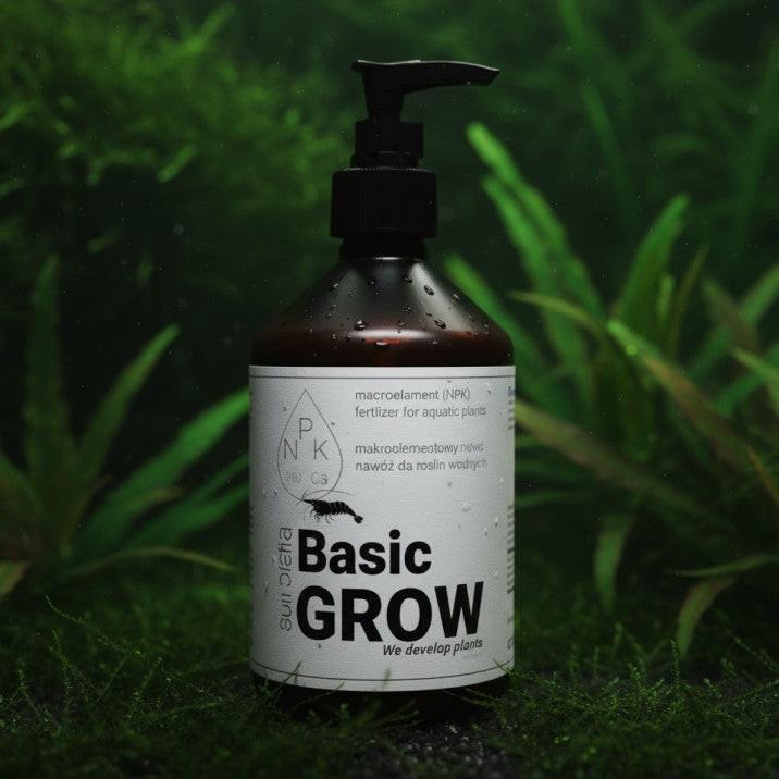 Basic GROW NPK macroelement fertilizer for aquatic plants with shrimp-safe formula
