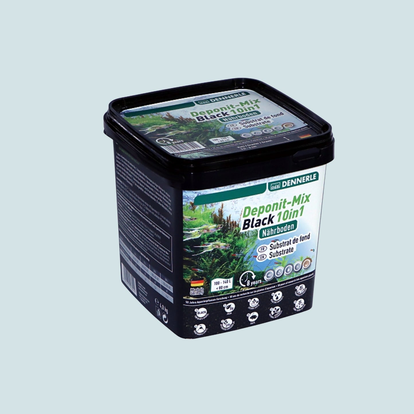 Dennerle Deponit-Mix Black 10in1 – nutrient substrate (подхранващ субстрат) for aquascaping