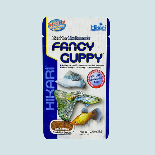 Hikari Fancy Guppy – Premium Floating Food for Guppies and Livebearers (22g)