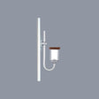 Nano CO2 Diffusor (L) – glass CO2 diffuser for larger planted aquariums
