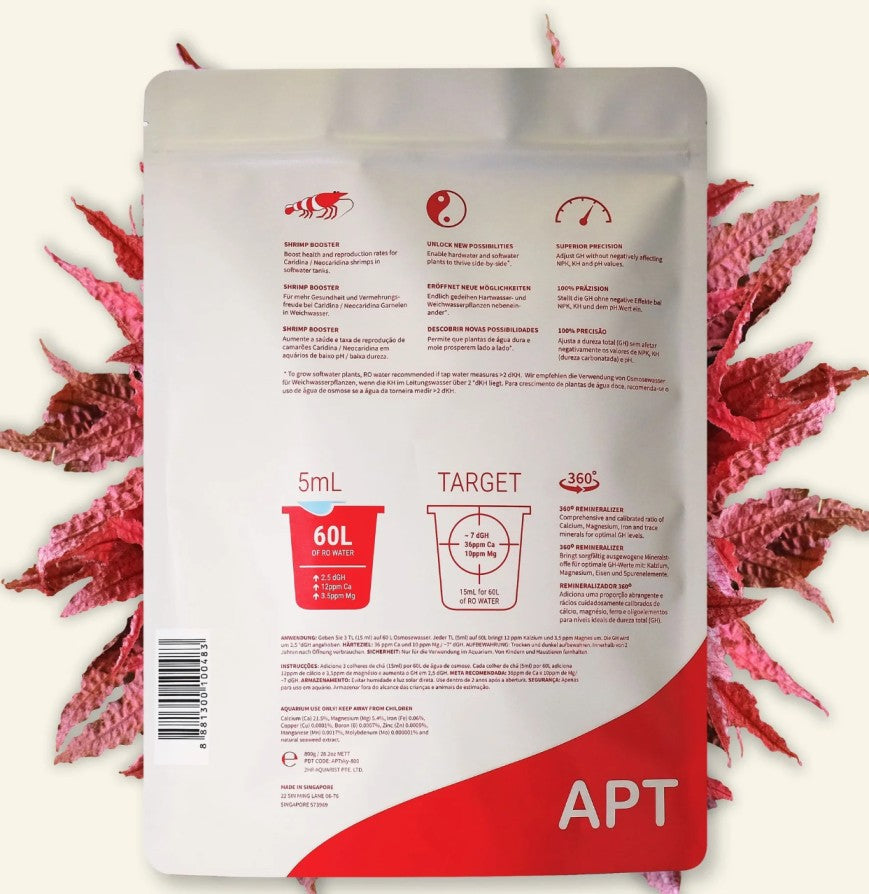 2HR Aquarist APT SKY – product packaging and dosage instructions (60L = 5ml)