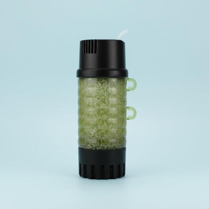 Ziss ZB-200 Bubble Moving Media Filter - compact bio filter with moving bed media for aquarium biological filtration