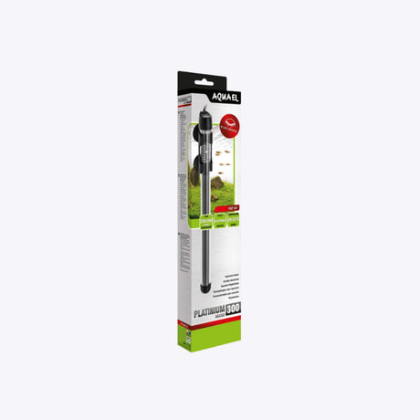 Aquael Platinium Heater 300 W – electronic aquarium heater packaging