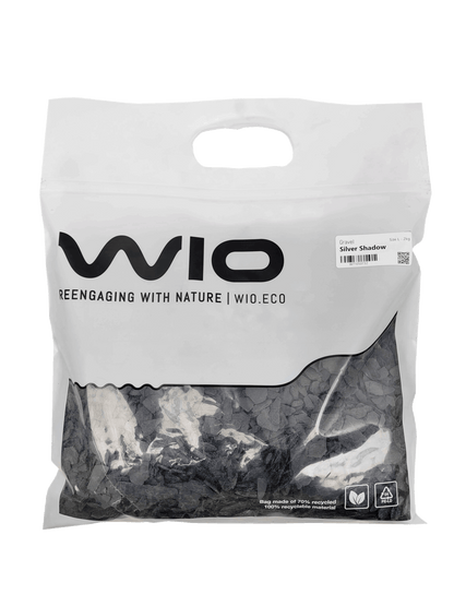 WIO Silver Shadow  Gravel Mix2 - Dramatic Dark Gravel for Aquariums & Terrariums.