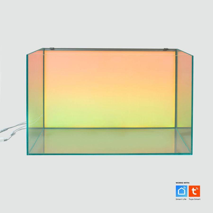 RGB Smart Aquarium Background Light – dual-zone color gradient illumination