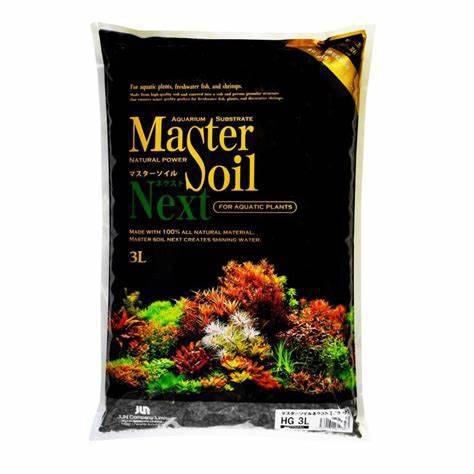 Package of Master Soil package of 3L with picture of thriving water plants on it - Aquarium Boutique