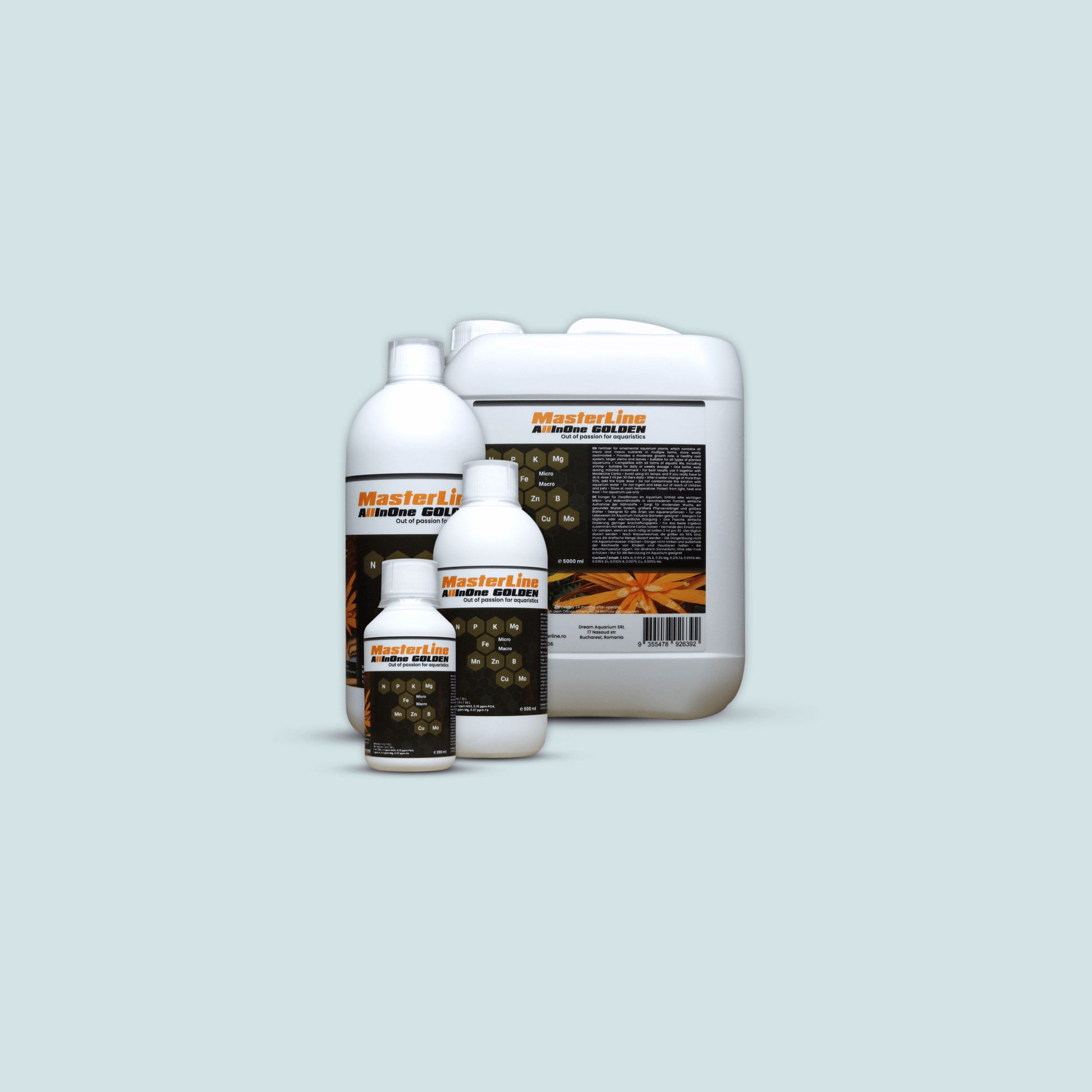 all in one planted tank fertilizer MasterLine All In One Golden - Complete Liquid Fertilizer for Planted Aquariums