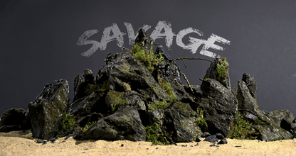 Savage Set Box Stones - Dynamic Aquascaping and Terrarium Hardscape.