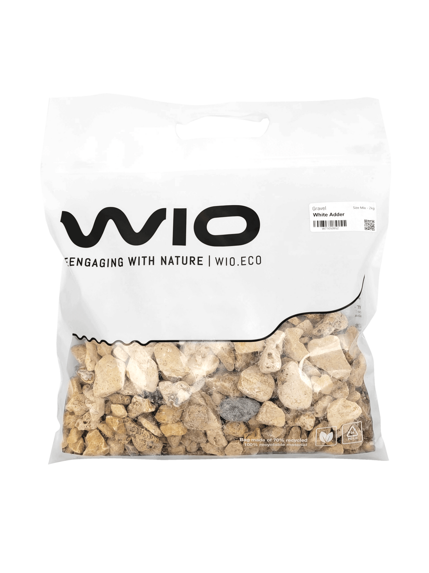 WIO White Adder Gravel Mix - Pale-Yellow to Cream Gravel for Aquariums & Terrariums - Aquarium Boutique