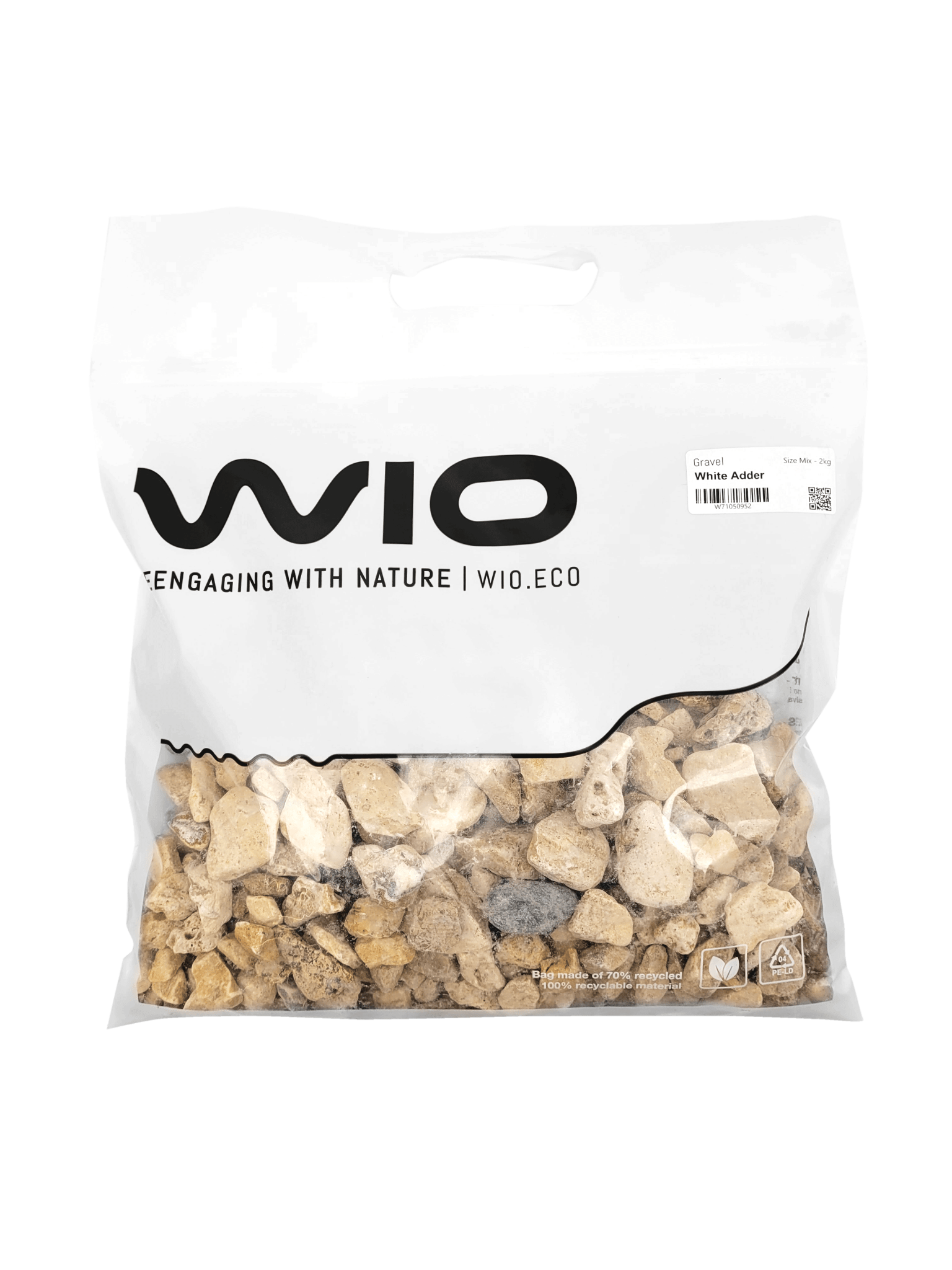 WIO White Adder Gravel Mix - Pale-Yellow to Cream Gravel for Aquariums & Terrariums - Aquarium Boutique