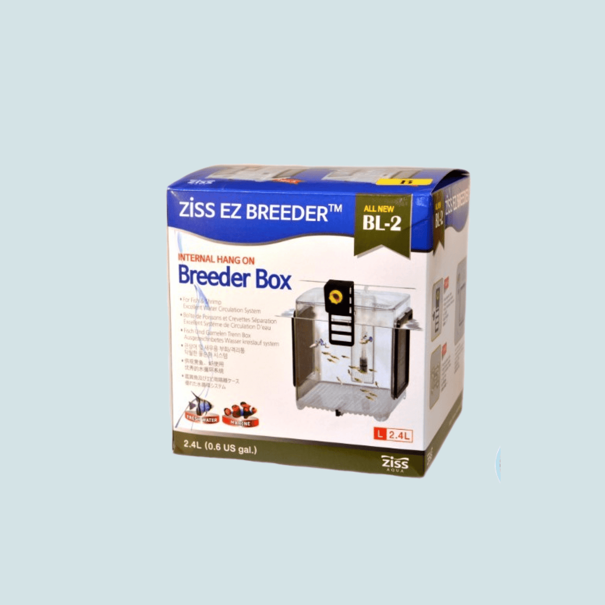 ZISS BL-2 Breedingbox – air-driven breeder box for fish fry and shrimp