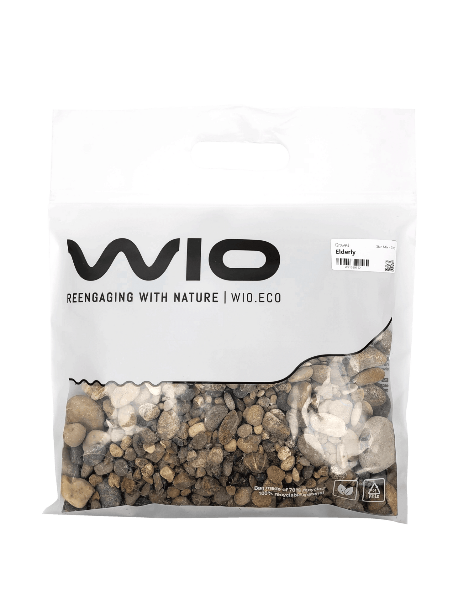 WIO Elderly Gravel Mix2 - Premium Natural River Gravel for Aquariums & Terrariums - Aquarium Boutique