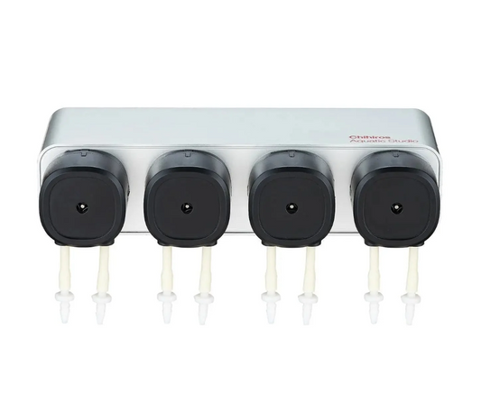Chihiros 4-Channel Dosing Pump with four independent peristaltic dosing heads for automatic fertilizer and additive dosing in planted aquariums and reef tanks
