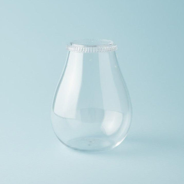 Chihiros Glass Pot Dew Shaped 3.25 L – elegant glass container for aquascaping and emersed plants