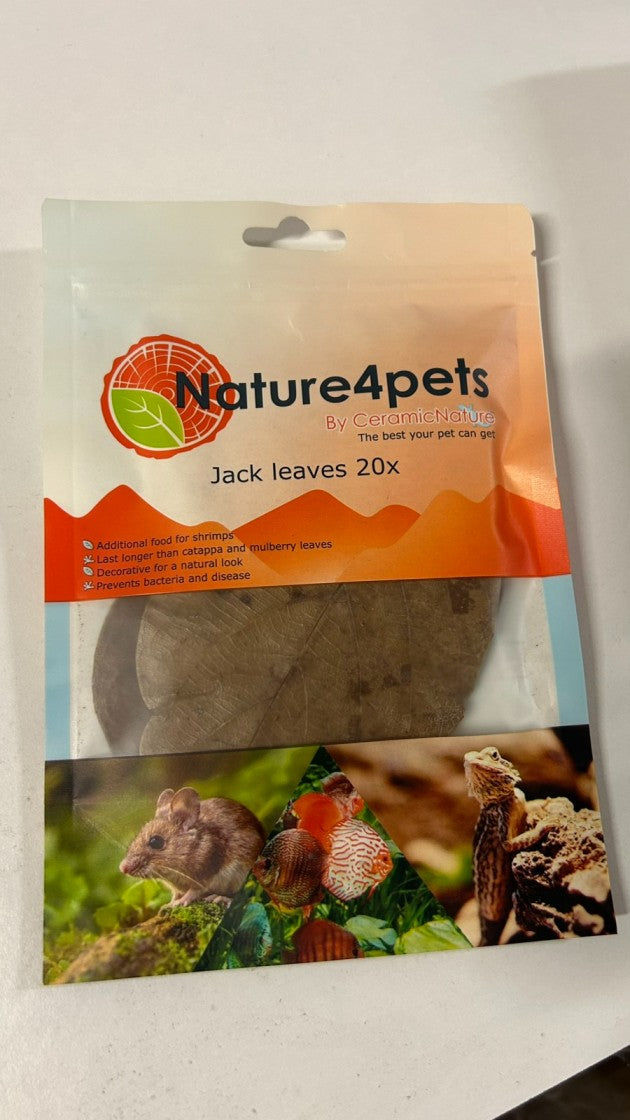 Jackfruit Leaves 20x – натурални листа за скариди / natural shrimp leaves | Aquarium Boutique
