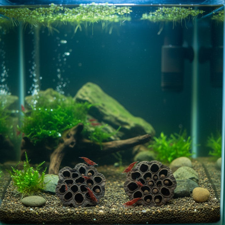 Nature4Pets Lotus Pods – Natural Aquarium Decoration (3 pcs)