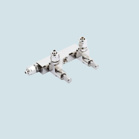 Oxyturbo 1-2 Way CO2 Splitter – distributes CO2 with needle and check valve