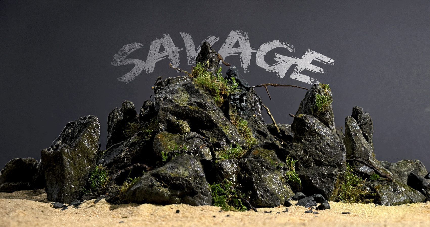 Savage Set Box Stones - Dynamic Aquascaping and Terrarium Hardscape - Aquarium Boutique