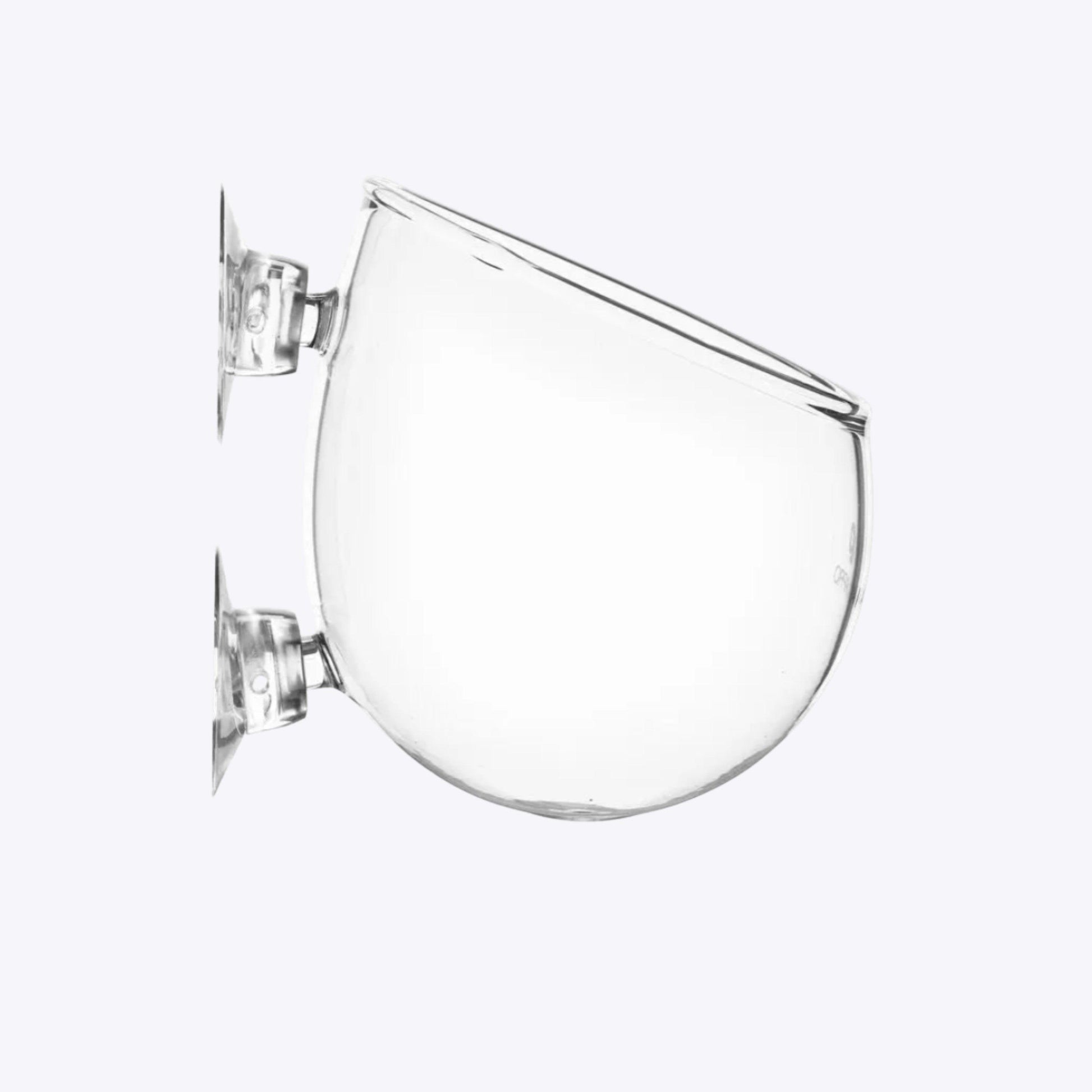 Clear glass plant vase for aquarium displaying aquatic plants in aquascape setup