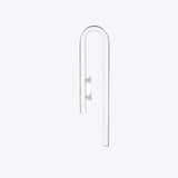 U-Type Glass Inlet Pipe L – installed in aquarium
