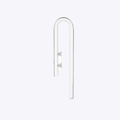 U-Type Glass Inlet Pipe L – installed in aquarium