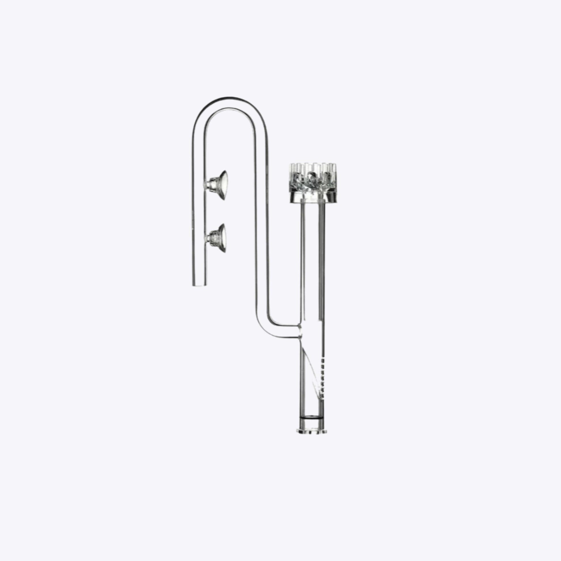 Glass surface skimmer inlet M 12/16mm for removing oil film from aquarium water surface