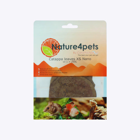 Catappa Leaves XS Nano – листа от индийски бадем (Indian almond leaves) Nature4Pets 10 pcs